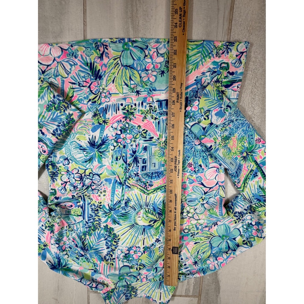 Lilly Pulitzer Skipper 1/4 Zip Popover Lilly's House Size XS - Picture 7 of 7
